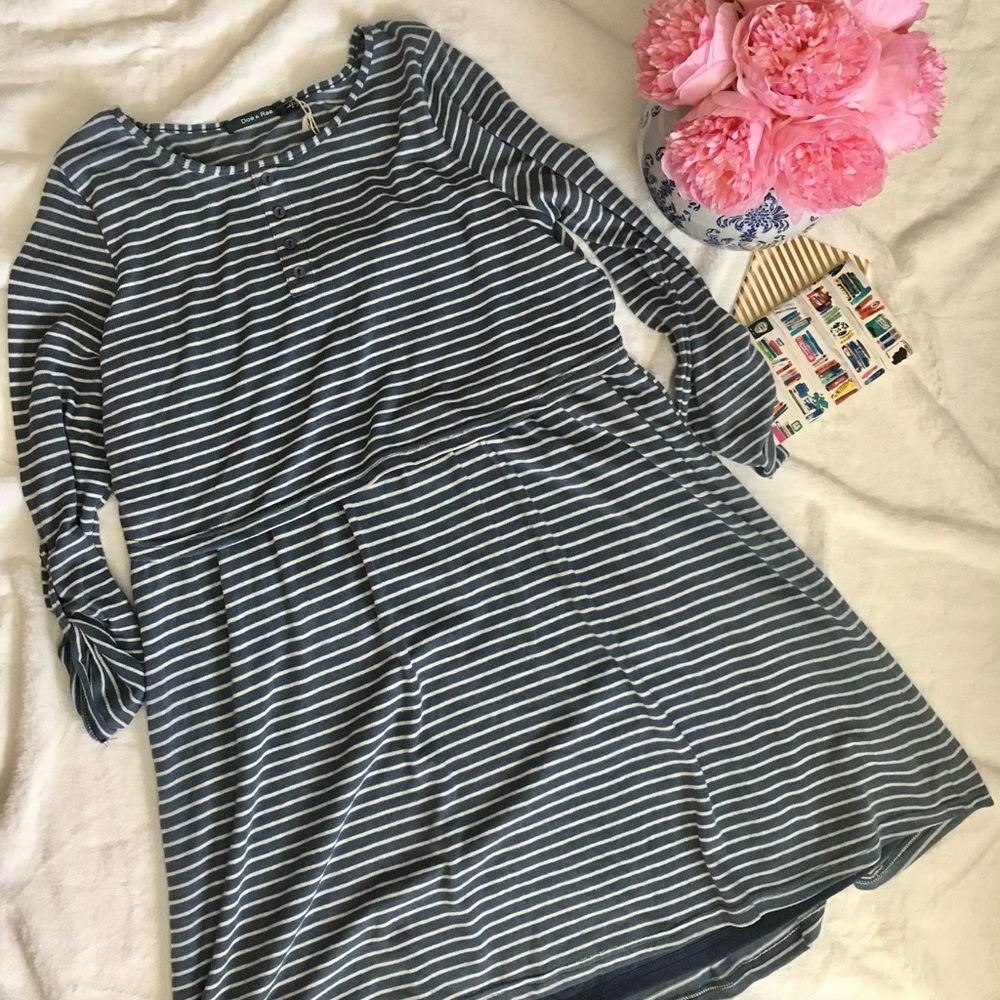 NWT Striped Doe and Rae Knit Dress